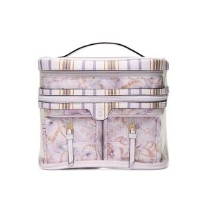 Victoria’s Secret Lilac Paisley 4-Piece Makeup Bag